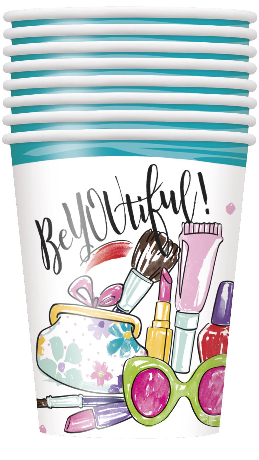 Spa Party "Be-YOU-Tiful" Cups - Stesha Party