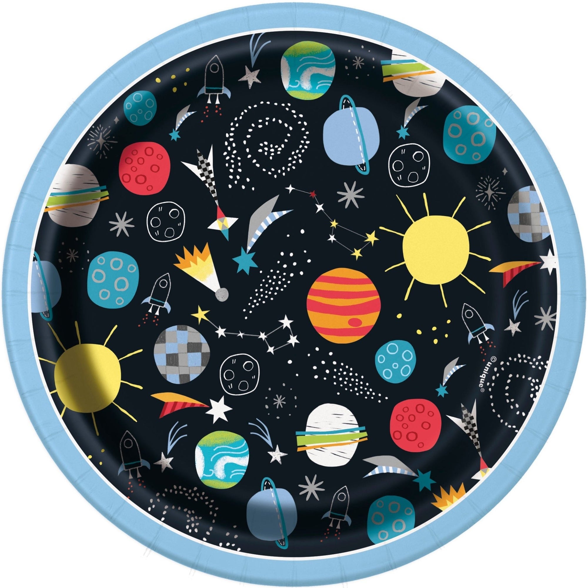 Space Party Cake Plates - Stesha Party