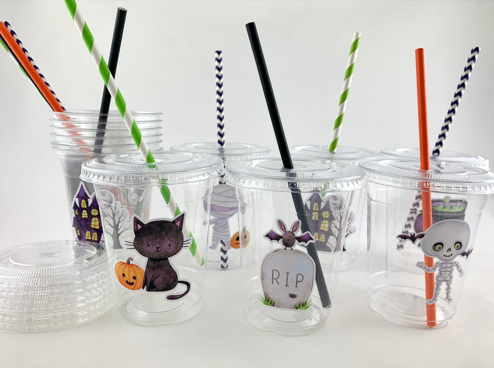 Spooky Halloween Party Cups 12ct - Stesha Party