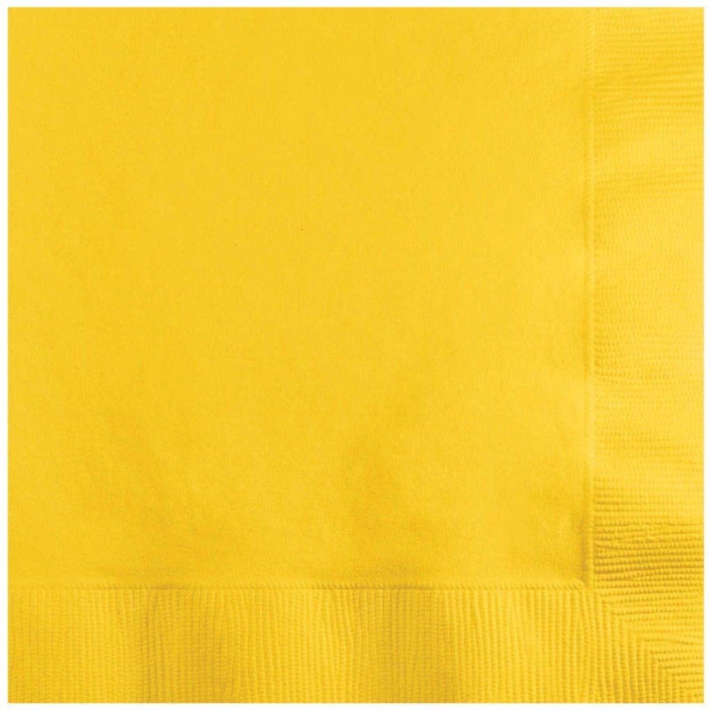 Sunflower Yellow Napkins - Stesha Party