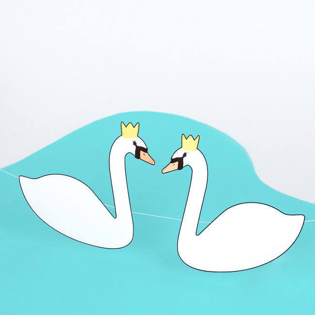 Swan Party Banner - Stesha Party