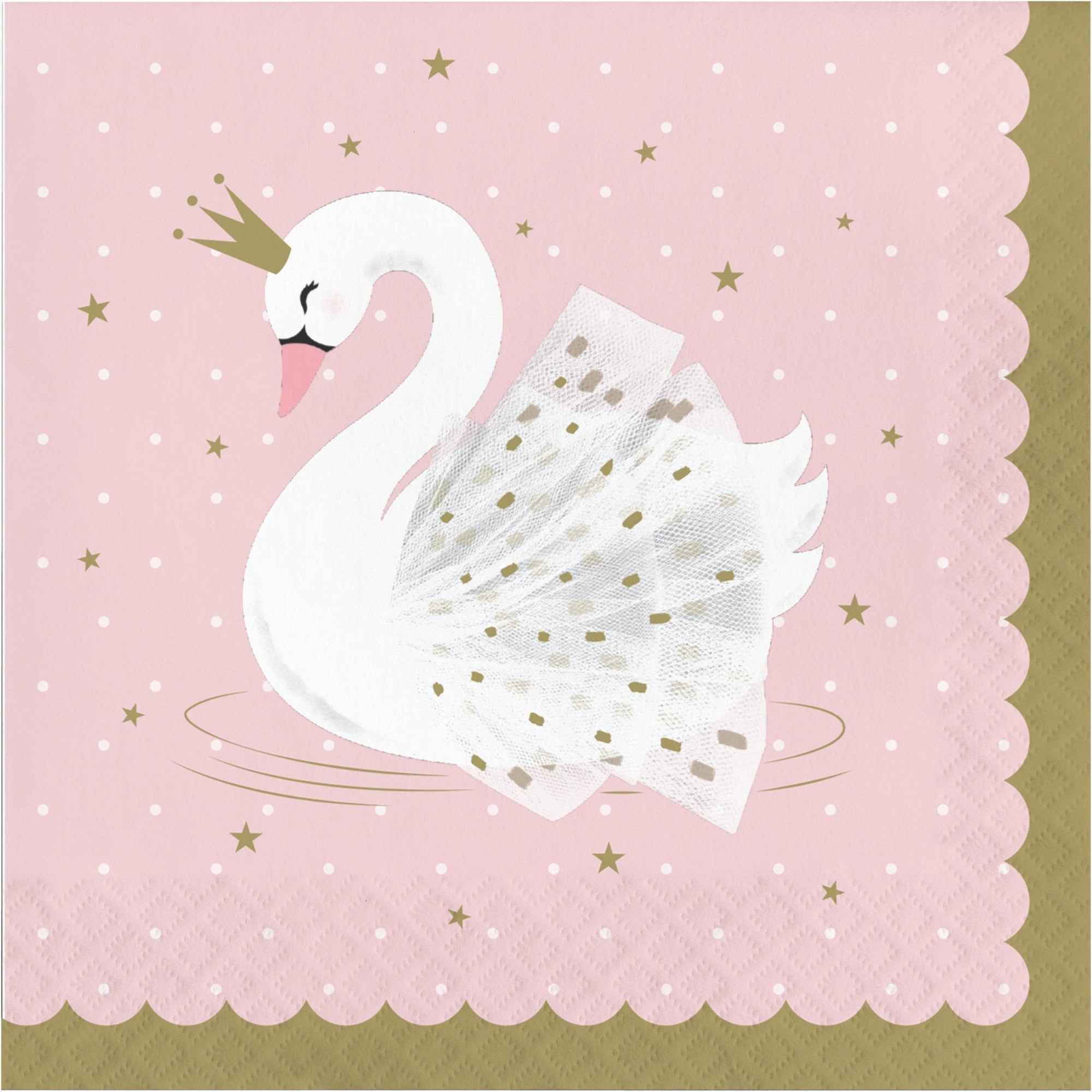 Swan Princess Napkins - Stesha Party