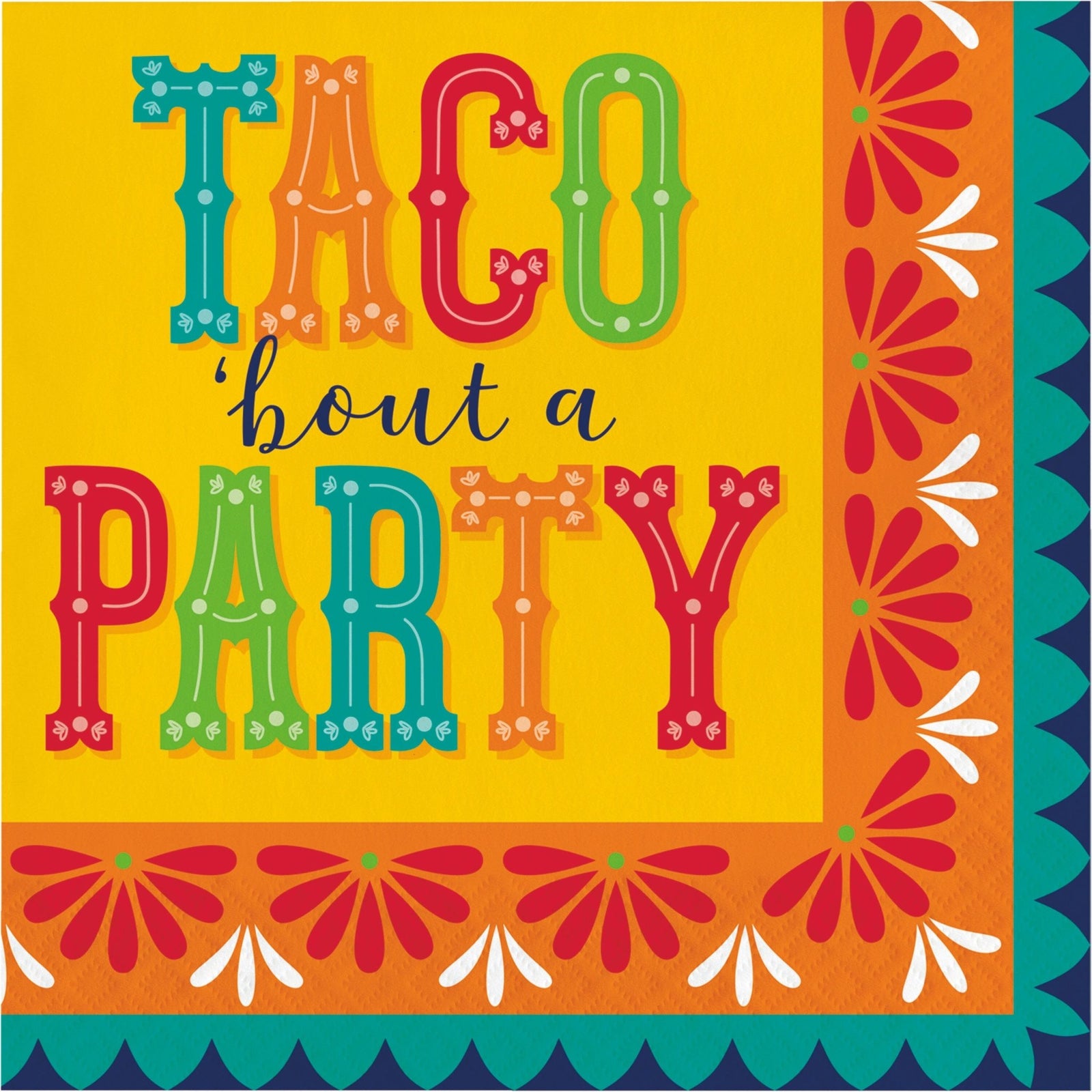 Taco Bout a Party Fiesta Napkins - Stesha Party