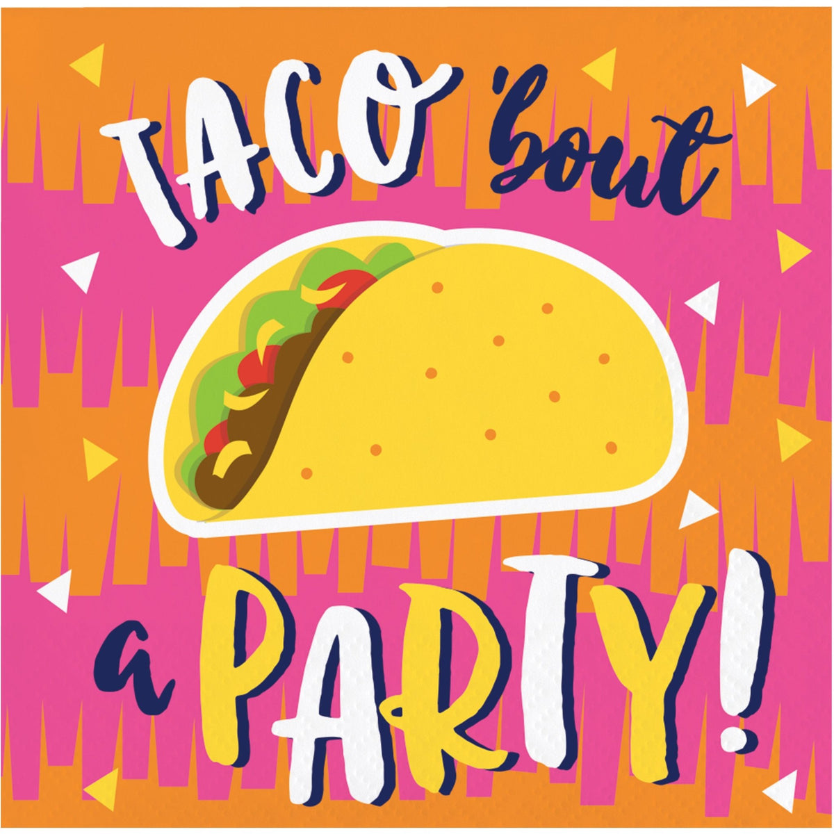 Taco Party &quot;Taco Bout a Party&quot; Napkins - Stesha Party