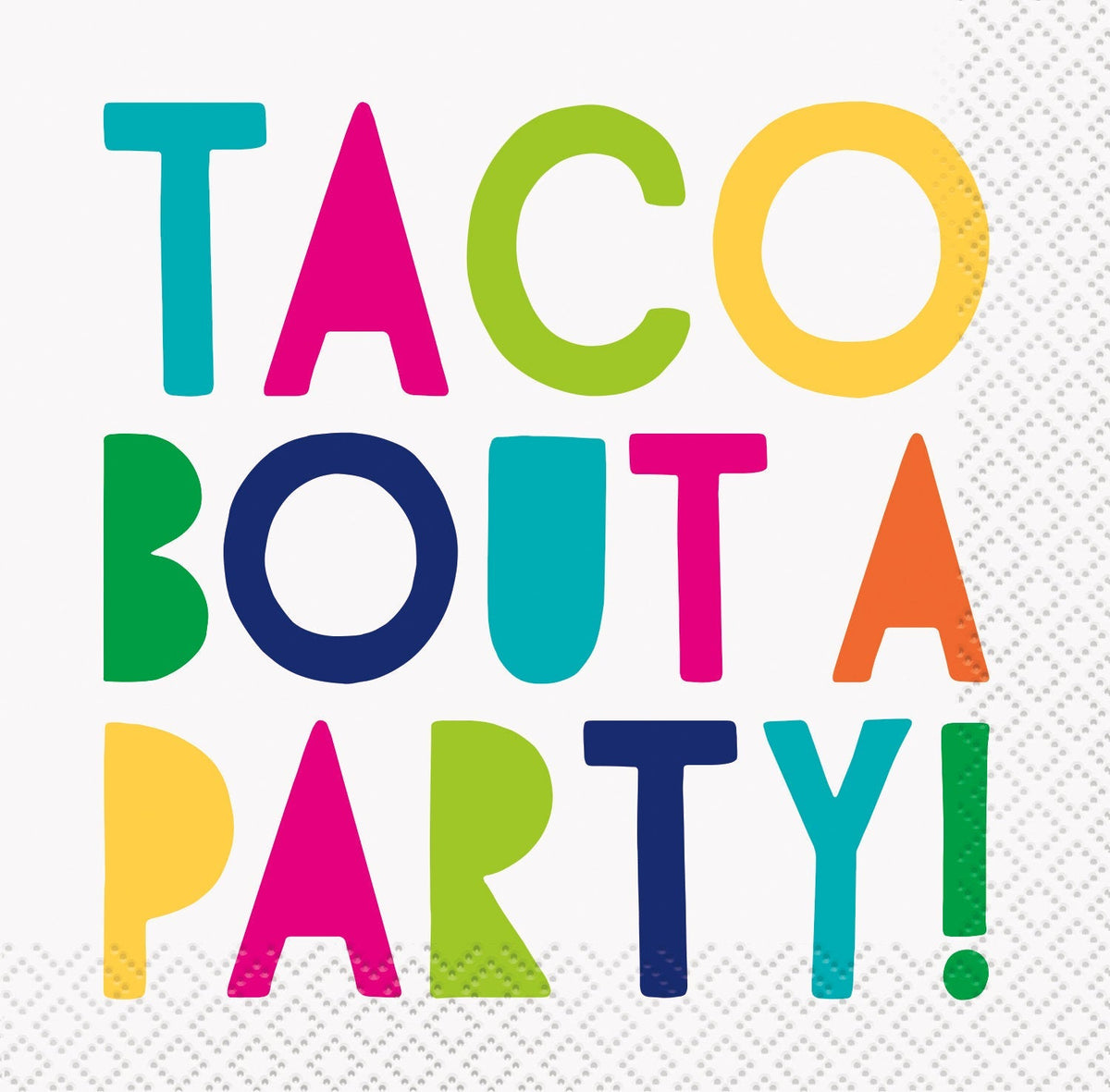 Taco Party &quot;Taco Bout a Party&quot; Napkins - Stesha Party