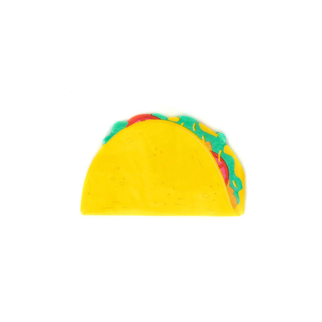 Taco Shaped Party Napkins 24ct - Stesha Party