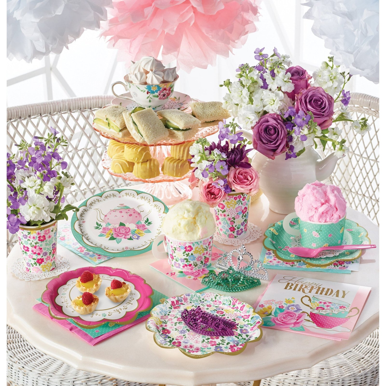 Tea Party Plates - Stesha Party