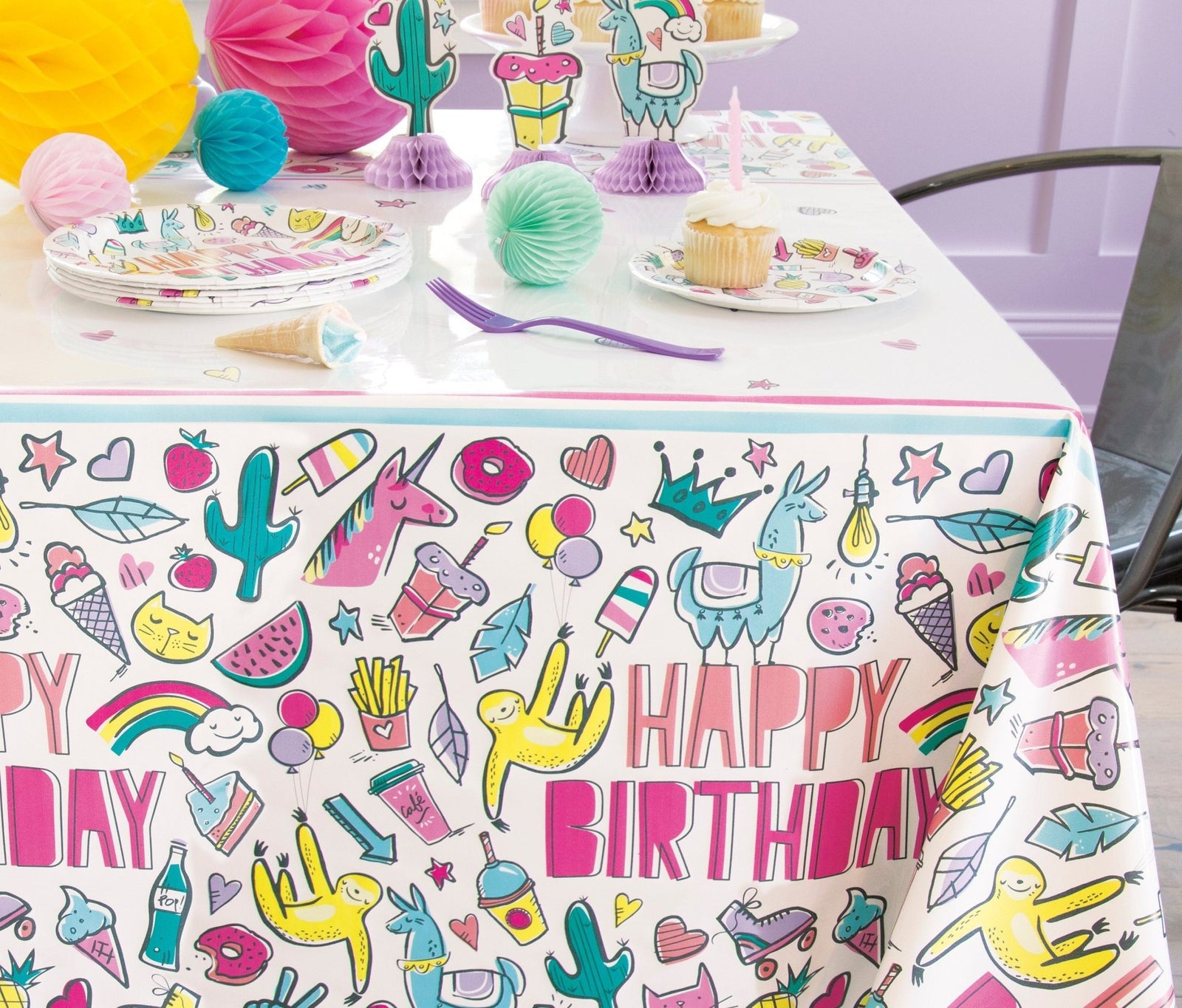 Teen Party Tablecloth - Stesha Party