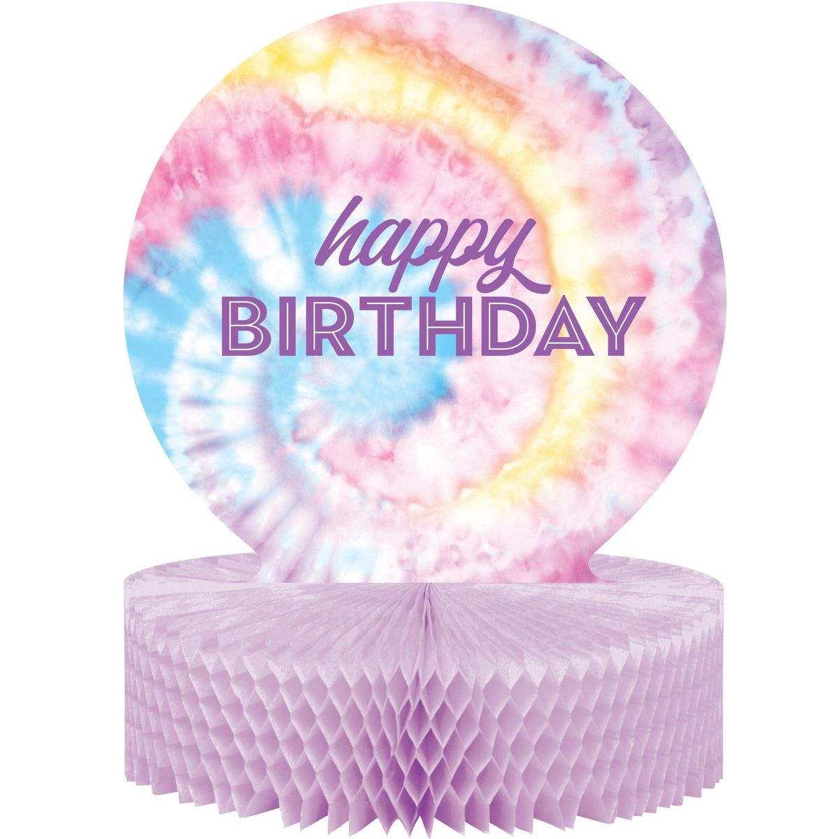 Tie Dye Birthday Centerpiece - Stesha Party