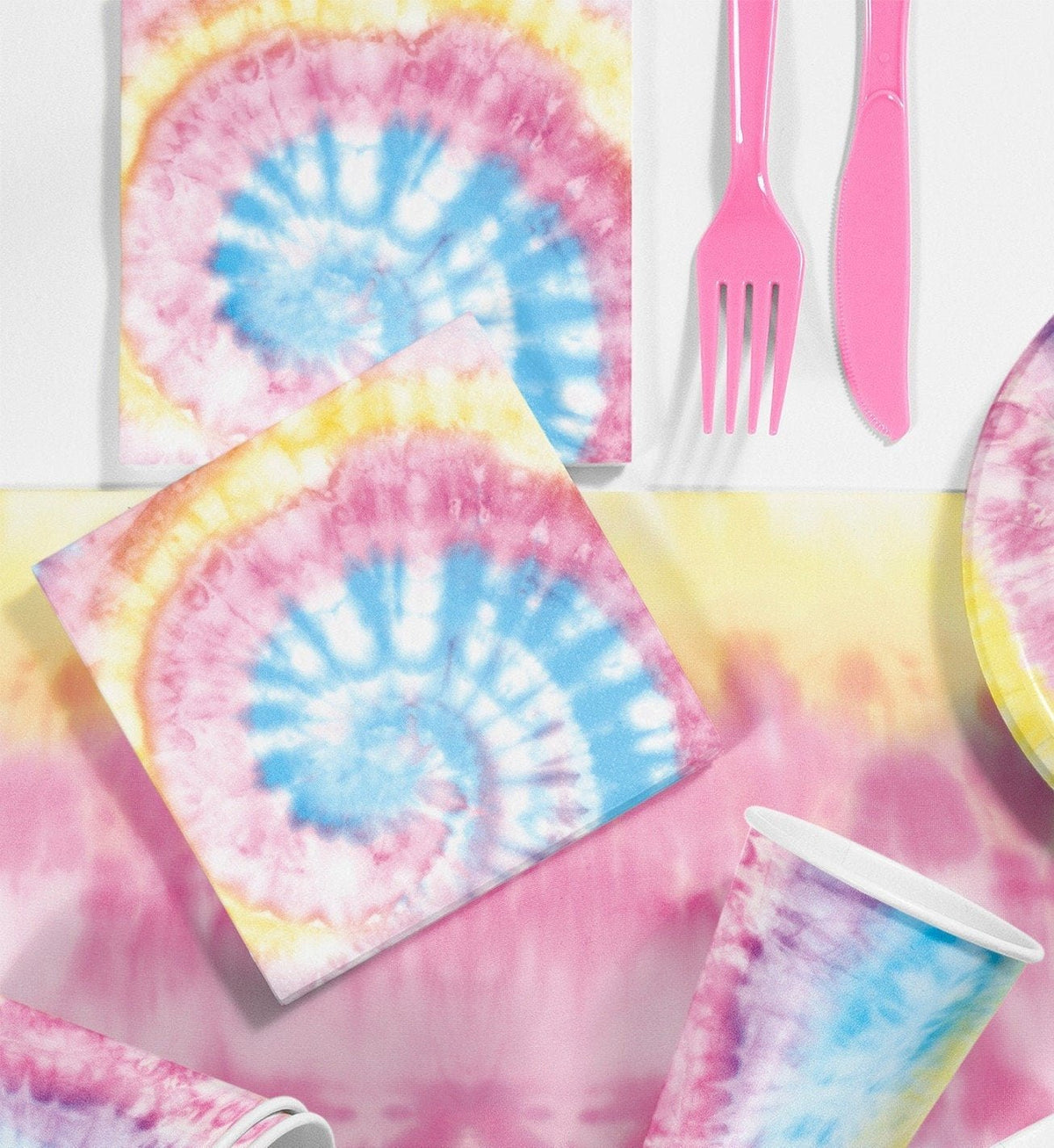 Tie Dye Drink Napkins - Stesha Party