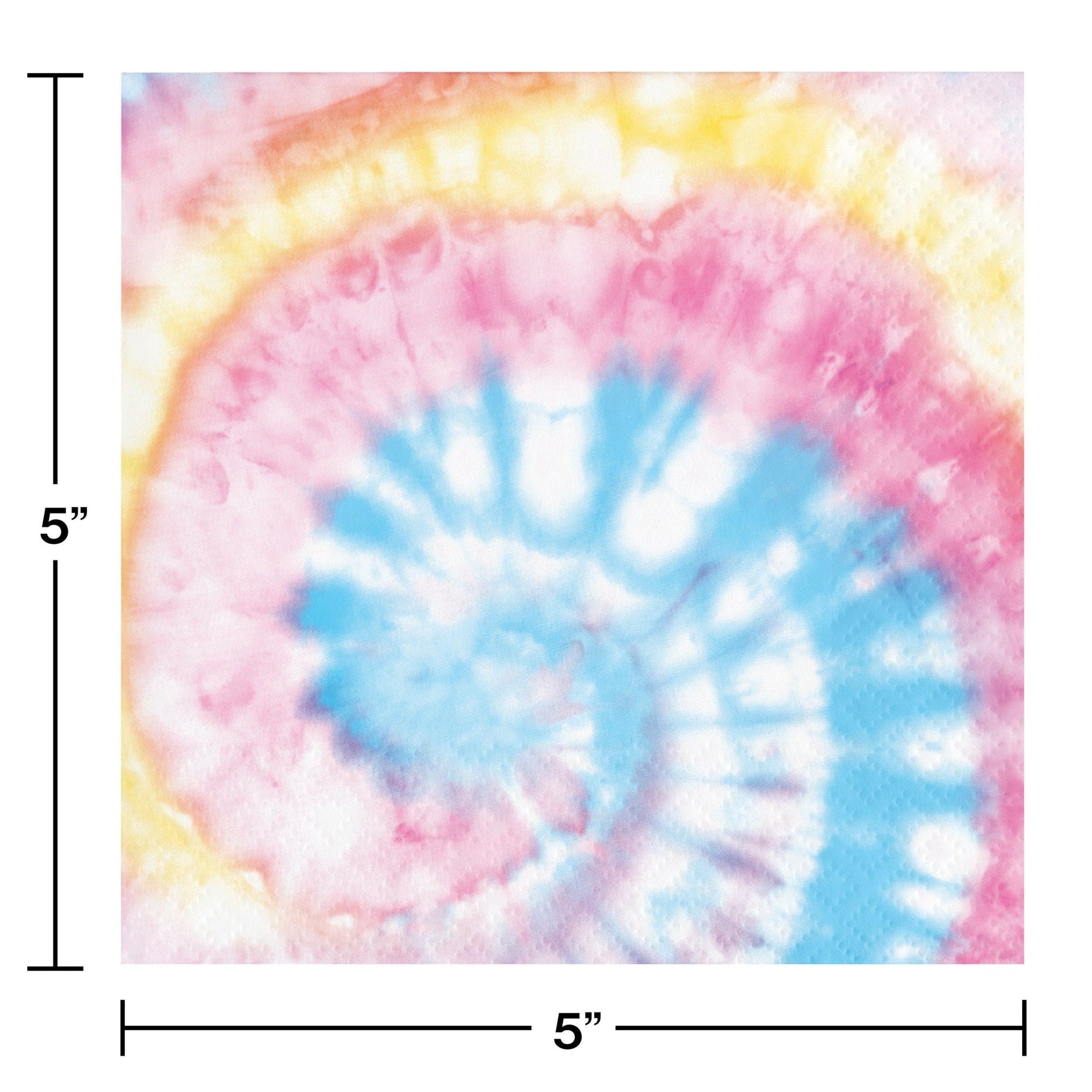 Tie Dye Drink Napkins - Stesha Party