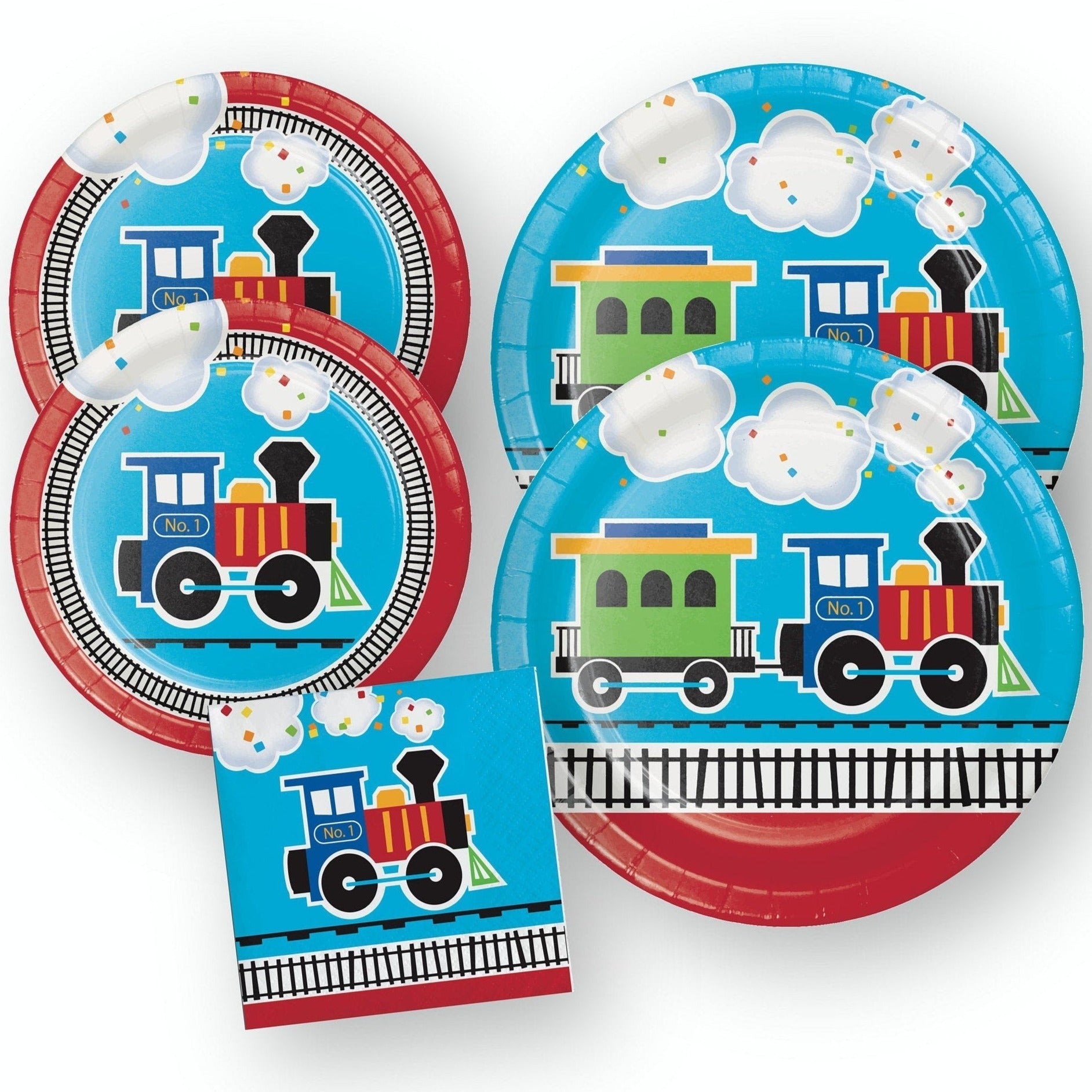 Train Party Tableware set - Stesha Party