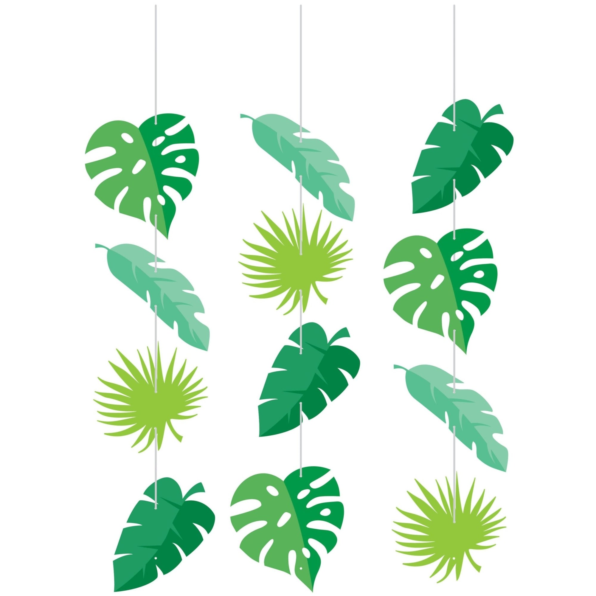 Tropical Party Palm Leaf Decorations - Stesha Party