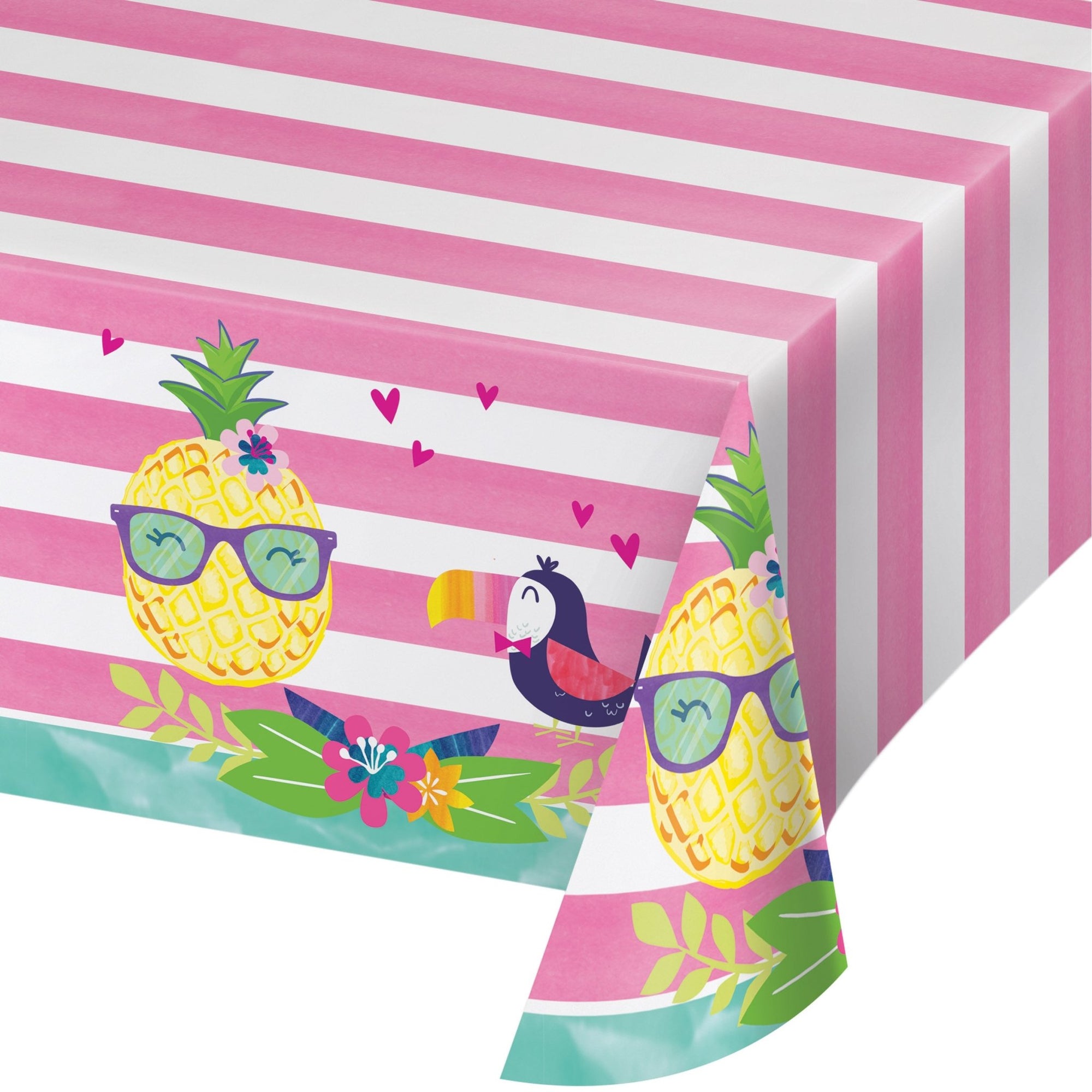 Tropical Party Pineapple Tablecloth - Stesha Party