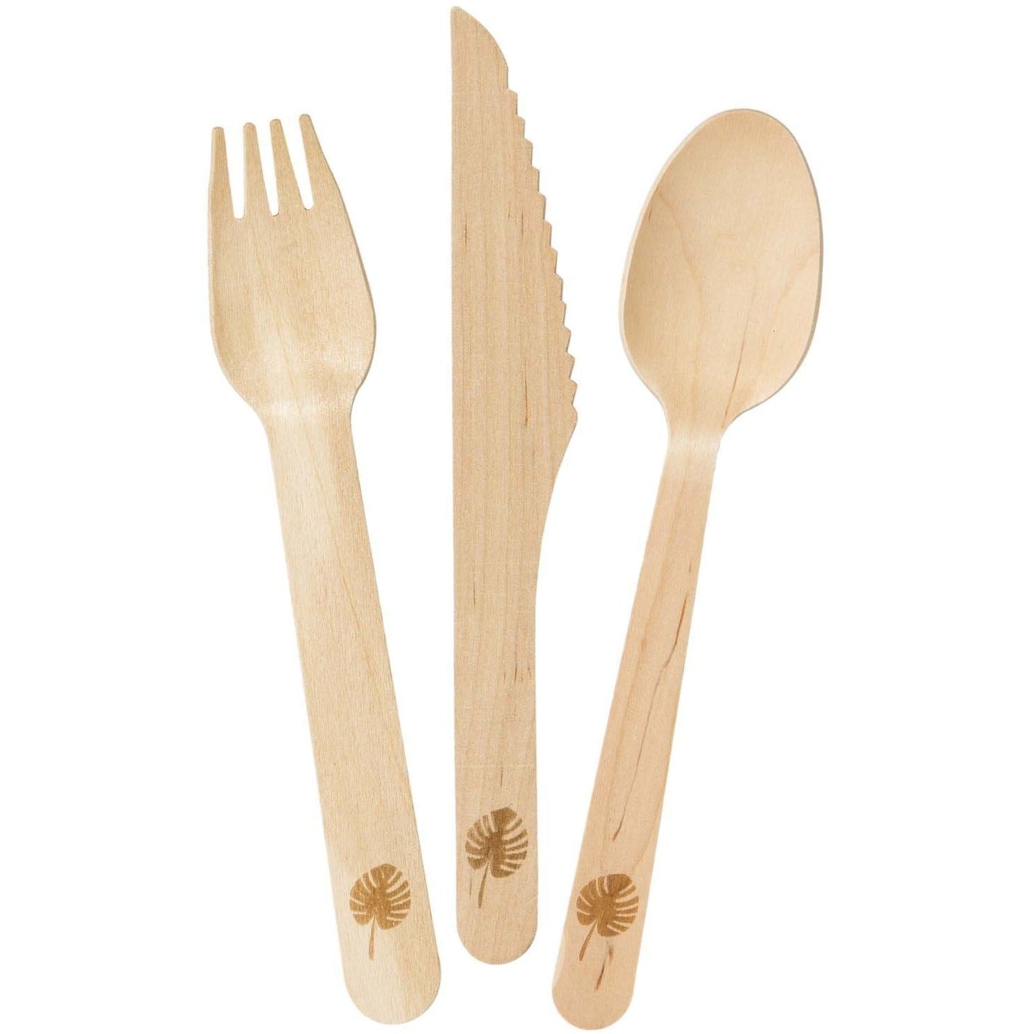 Tropical Wooden Cutlery - Stesha Party