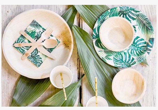 Tropical Wooden Cutlery - Stesha Party