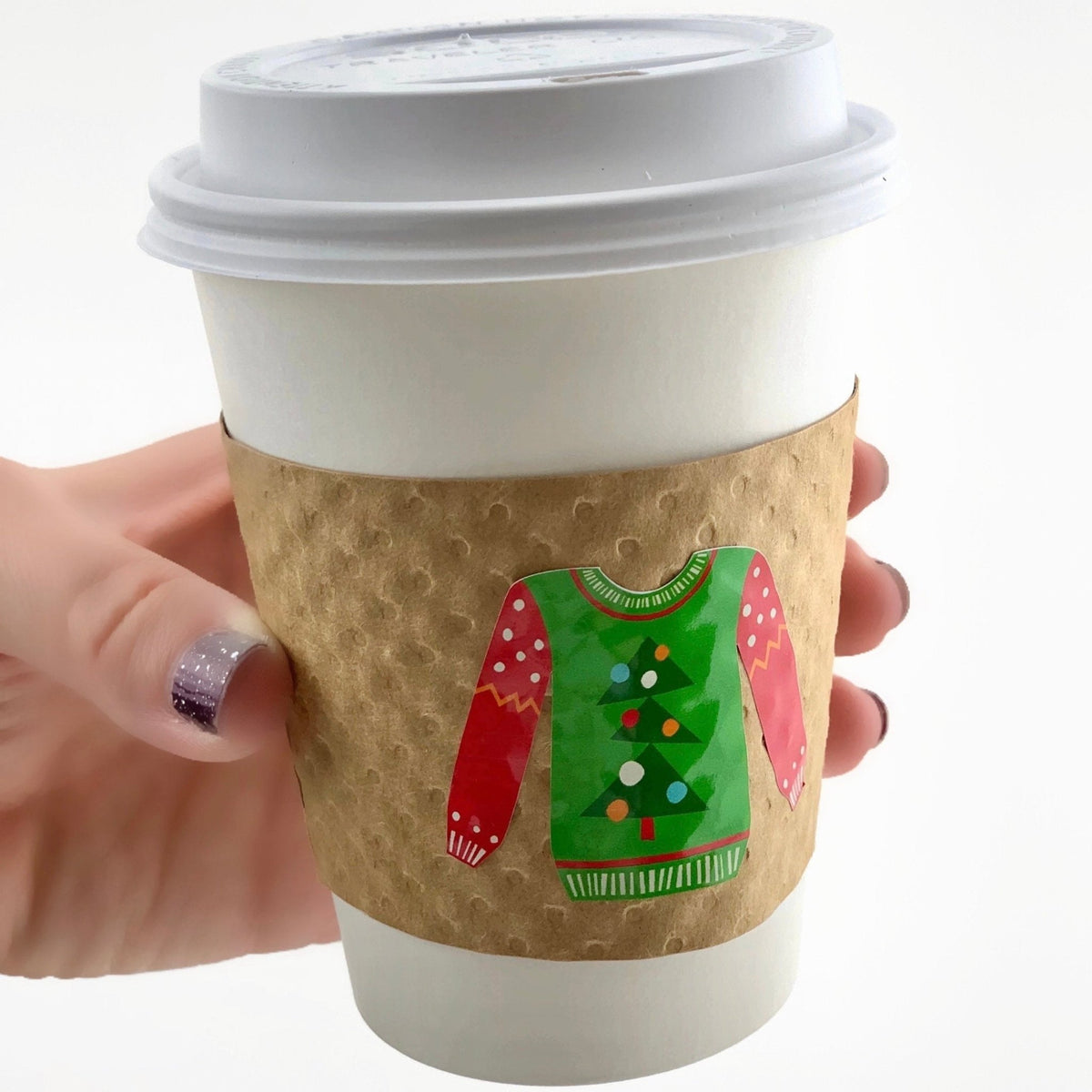 Ugly Sweater Coffee Sleeves - Stesha Party