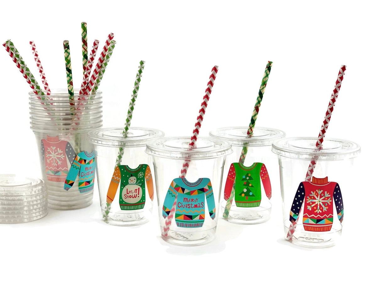 Ugly Sweater Party Cups - Stesha Party