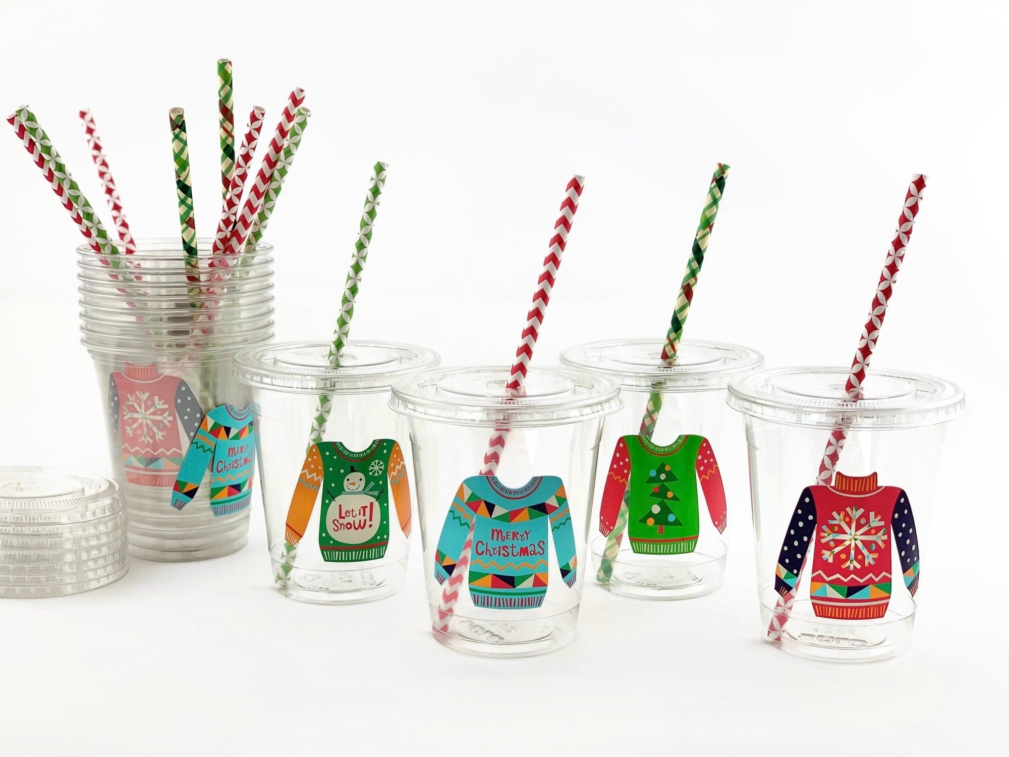 Ugly Sweater Party Cups - Stesha Party