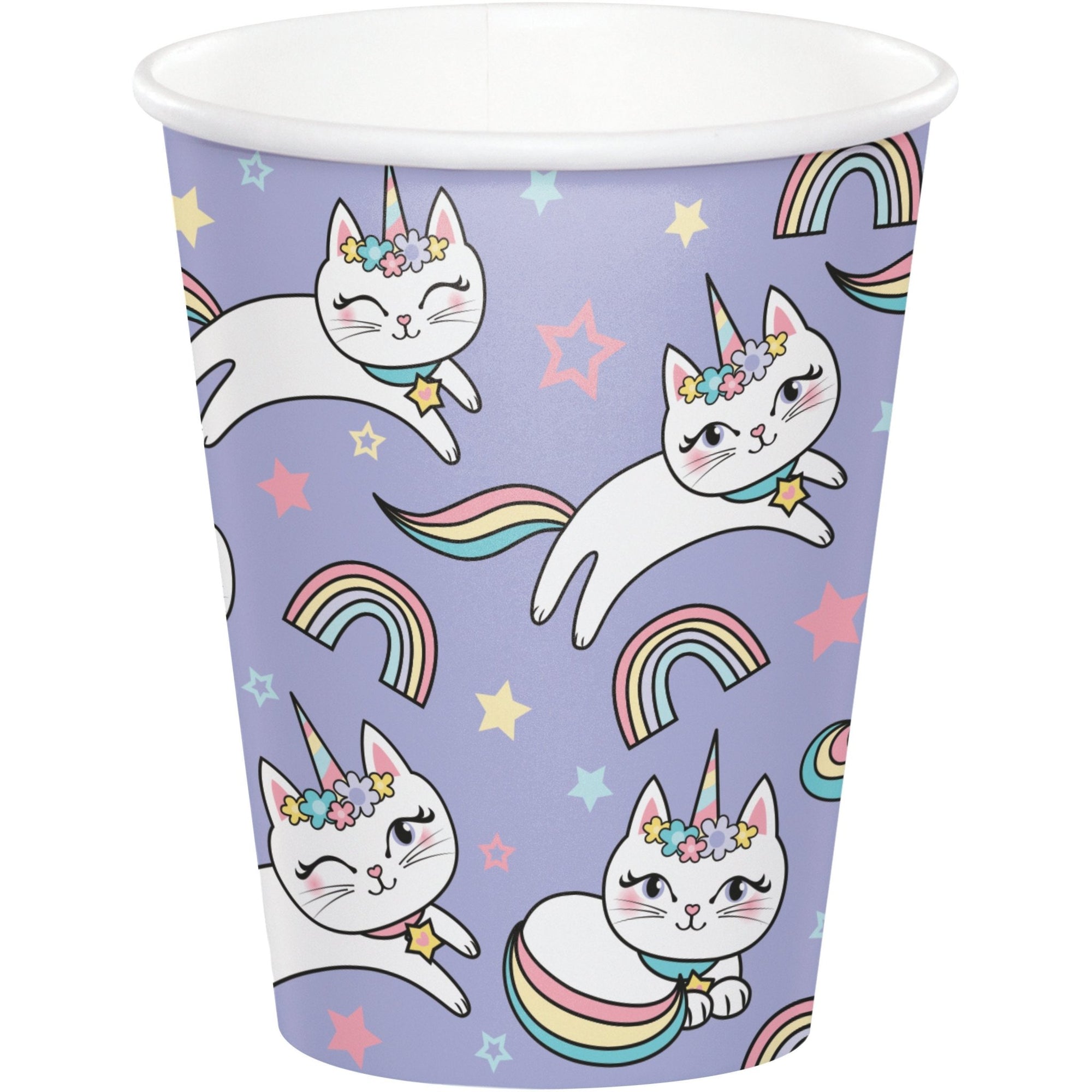 Unicorn Cat Party Cups - Stesha Party