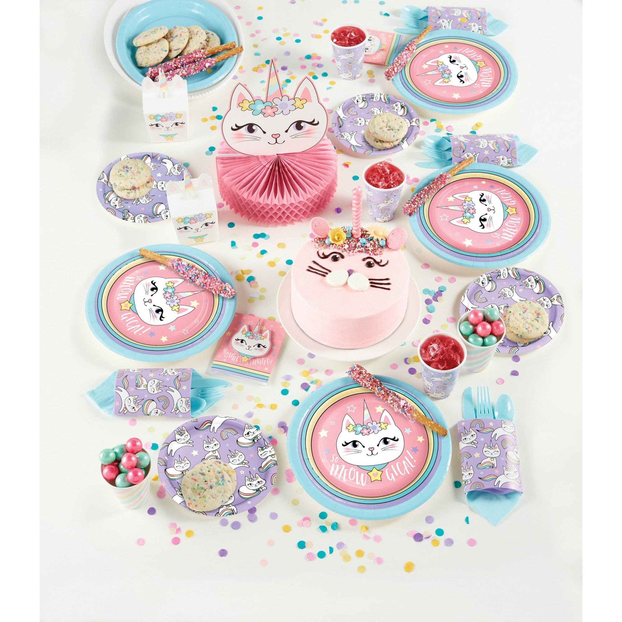 Unicorn Cat Party Pack Set - Stesha Party