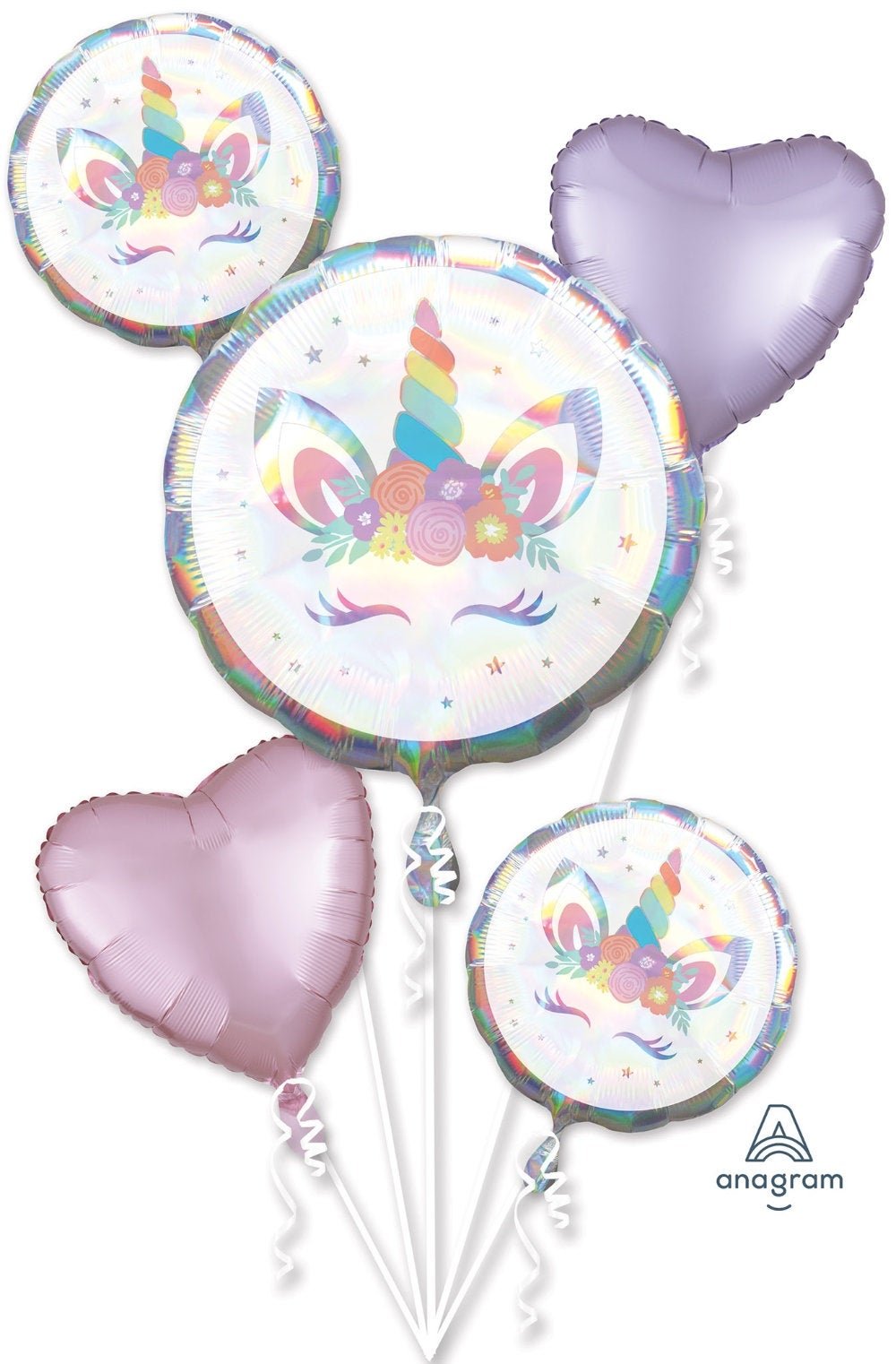 Unicorn Face Balloon Bouquet - Stesha Party