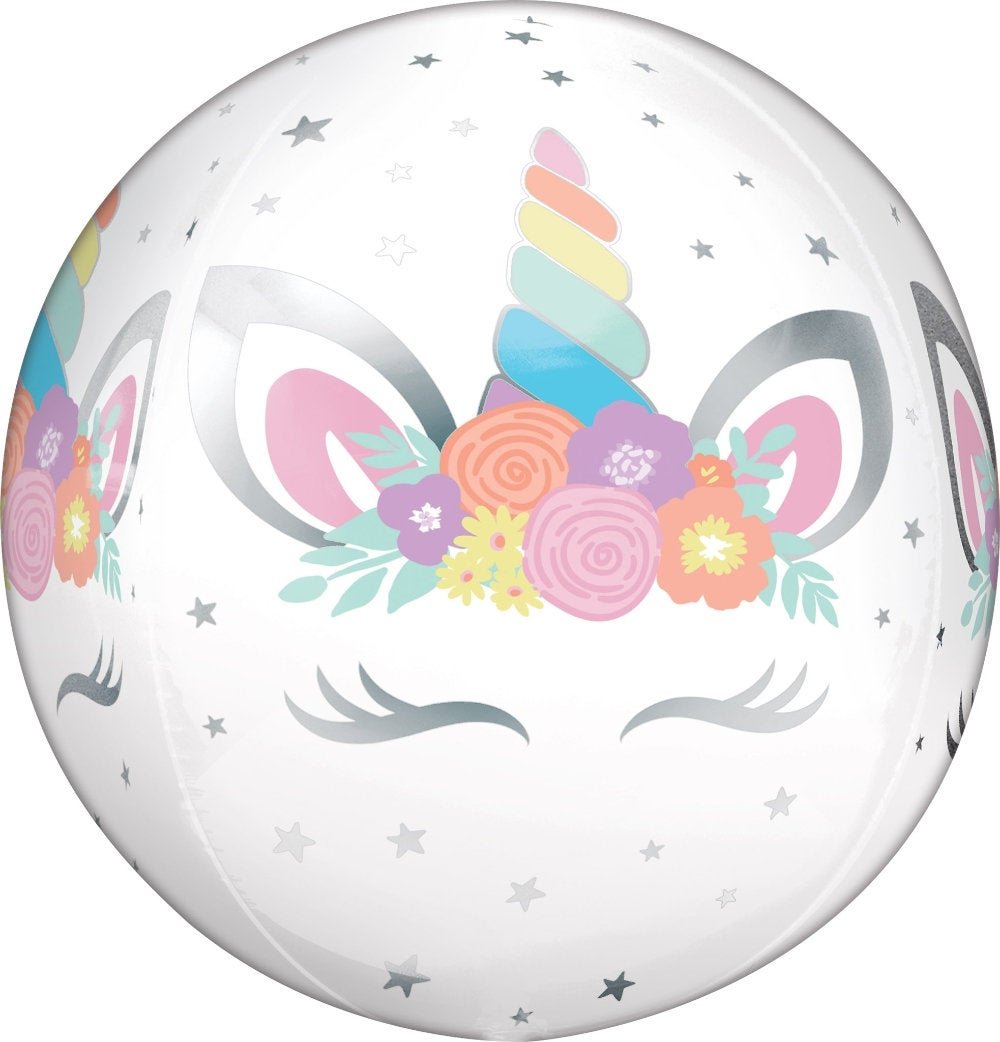 Unicorn Face Party Balloon - Stesha Party