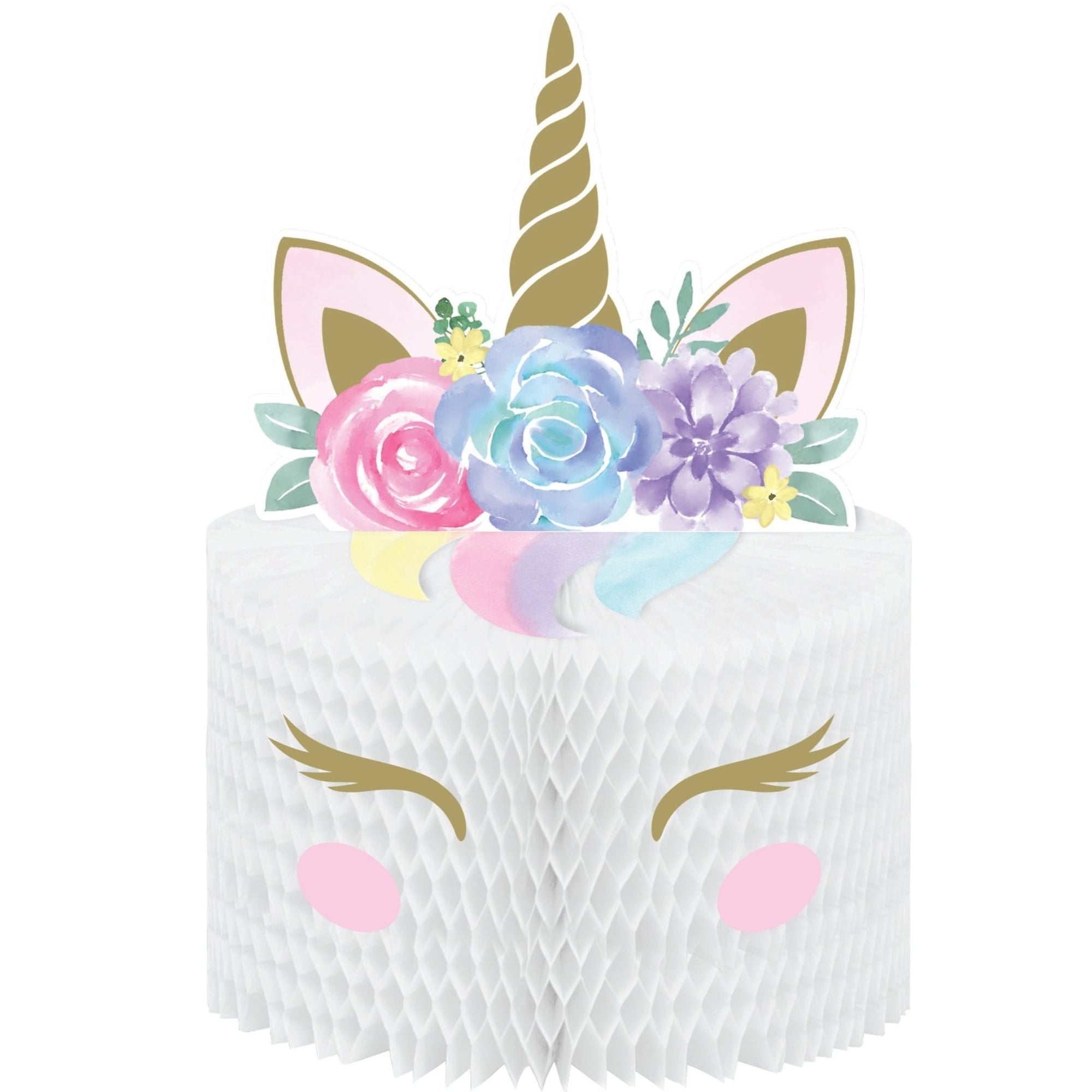 Unicorn Face Party Centerpiece - Stesha Party