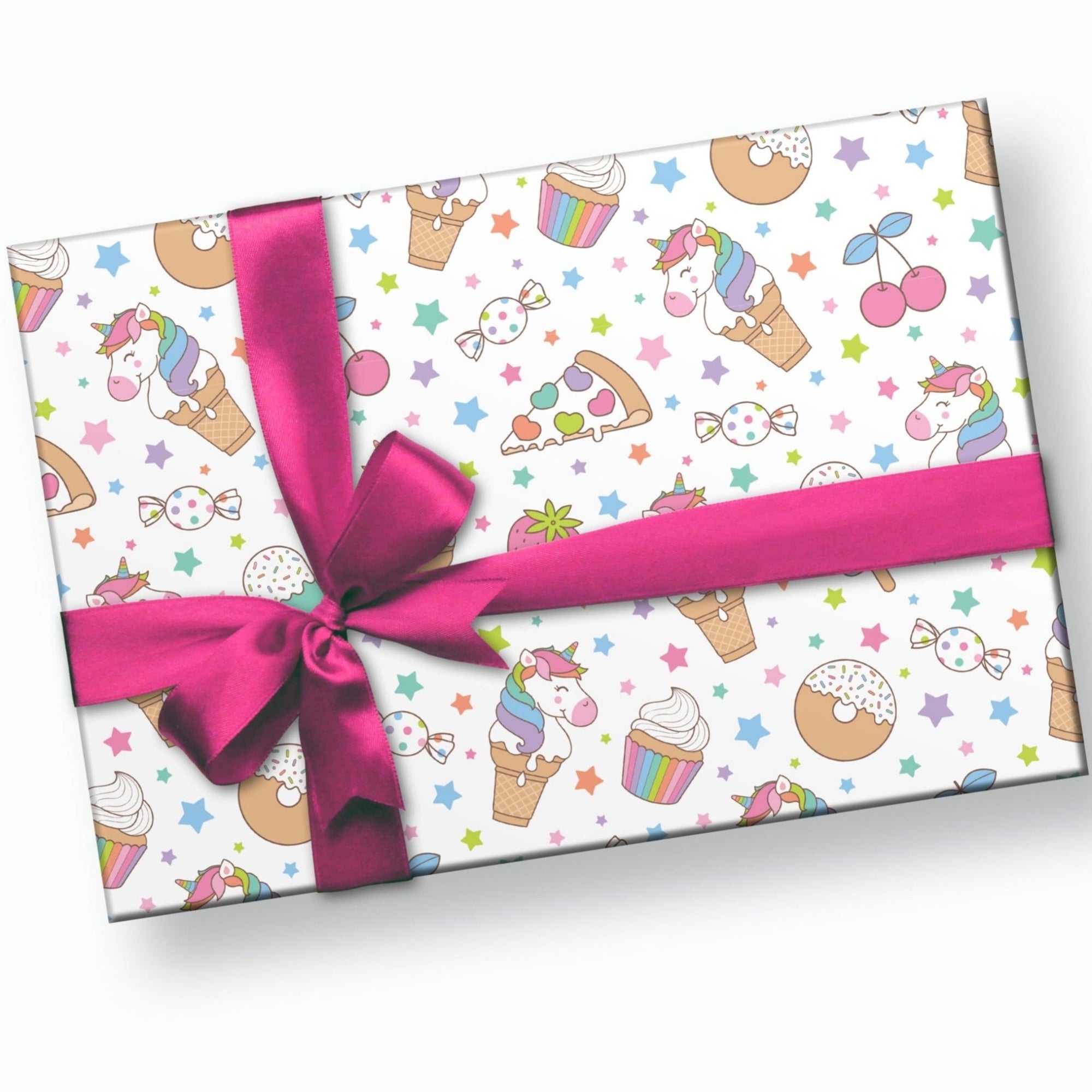 Unicorn Gift Wrap - Stesha Party