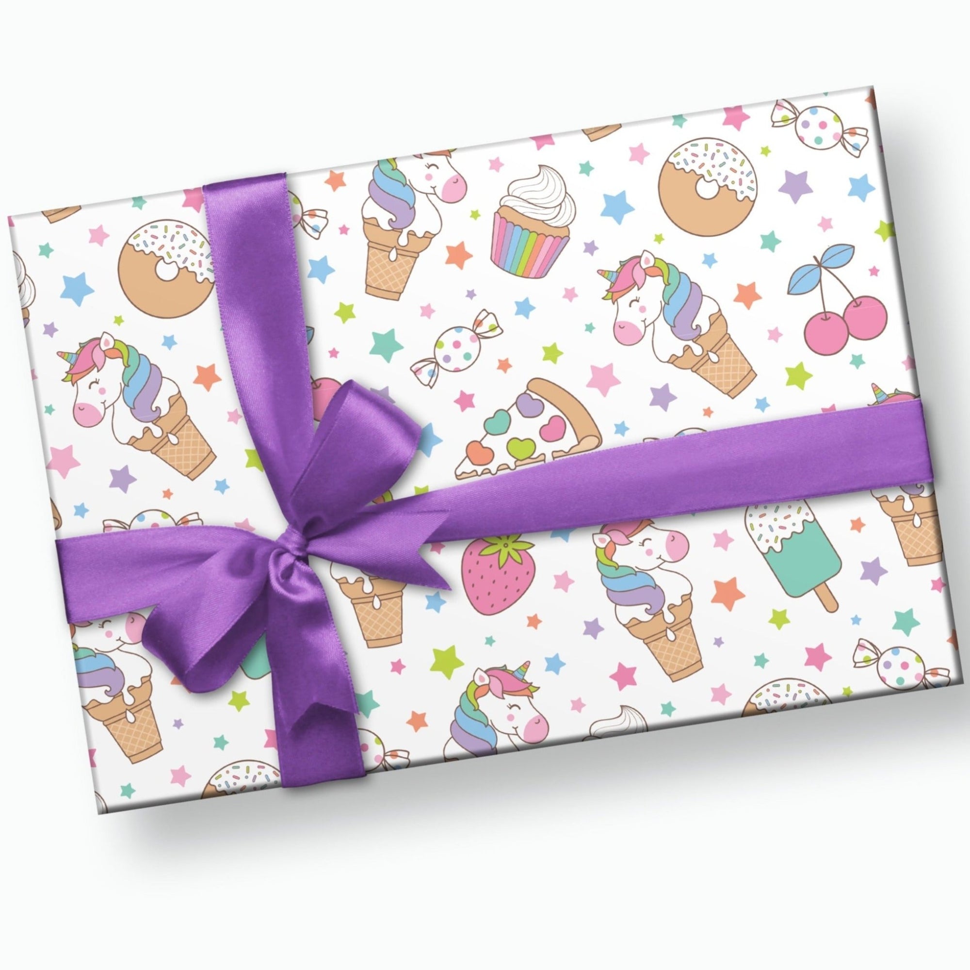 Unicorn Gift Wrap - Stesha Party