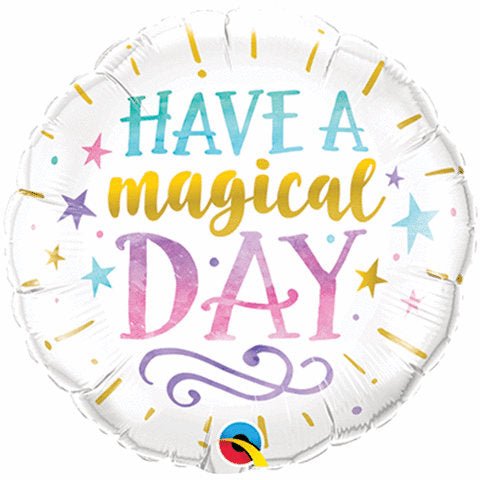 Unicorn "Have a Magical Day" Balloon - Stesha Party