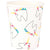 Unicorn Party Pattern Cups - Stesha Party