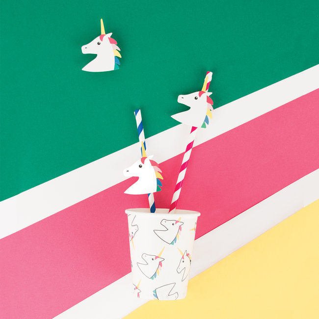 Unicorn Party Pattern Cups - Stesha Party