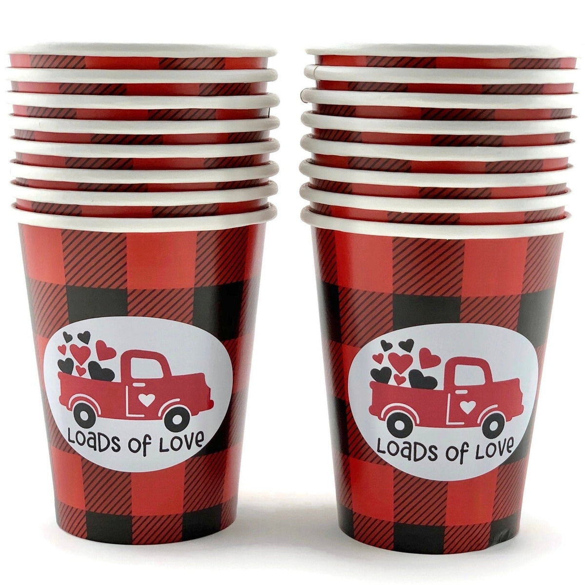 Valentines Day Party &quot;Loads of Love&quot; Cups - Stesha Party