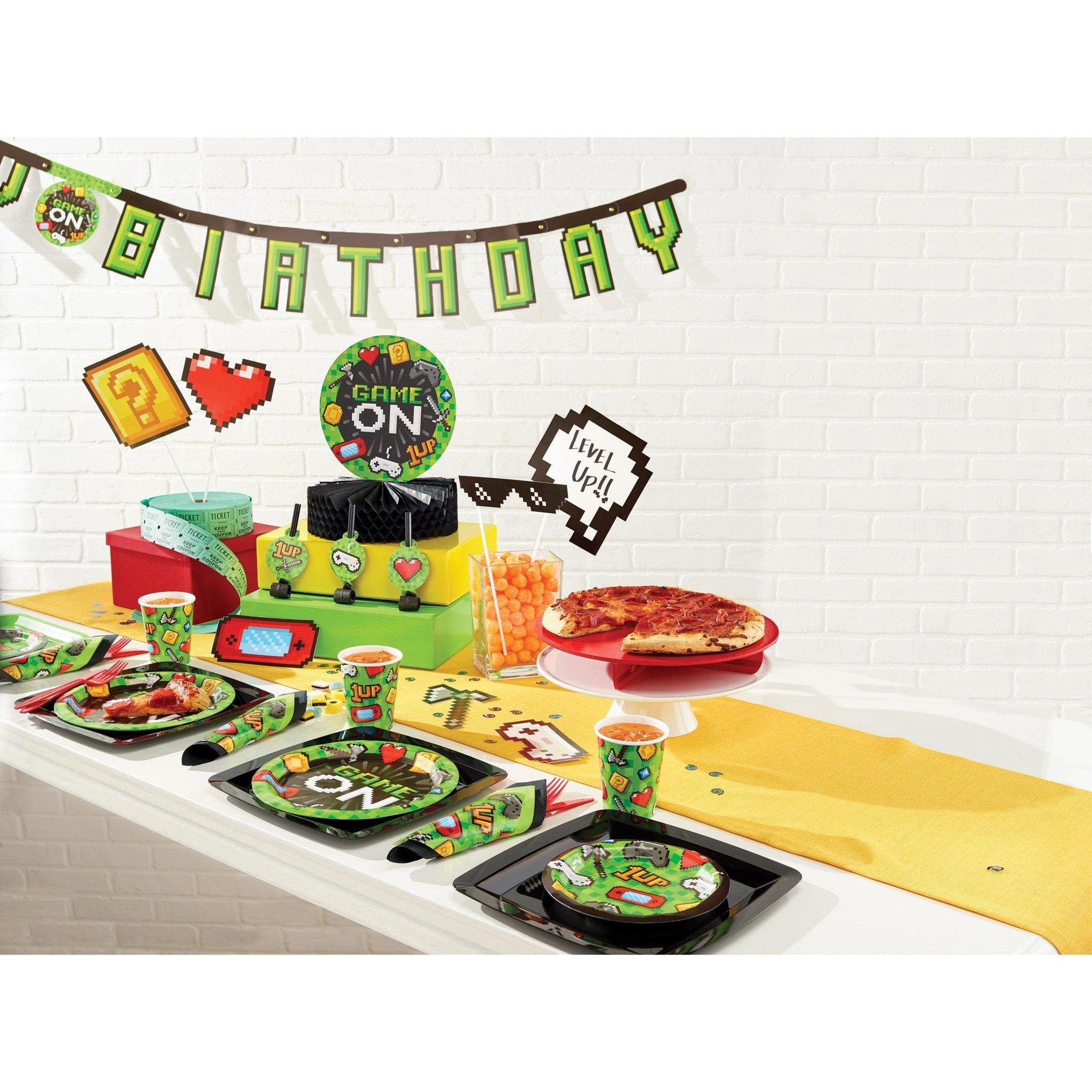 Video Game "Game On" Birthday Plates - Stesha Party