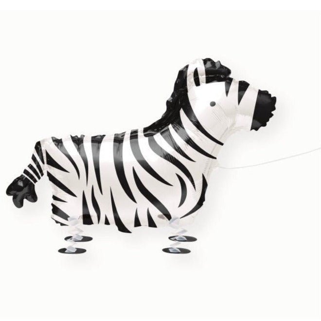 Walking Zebra Balloon - Stesha Party