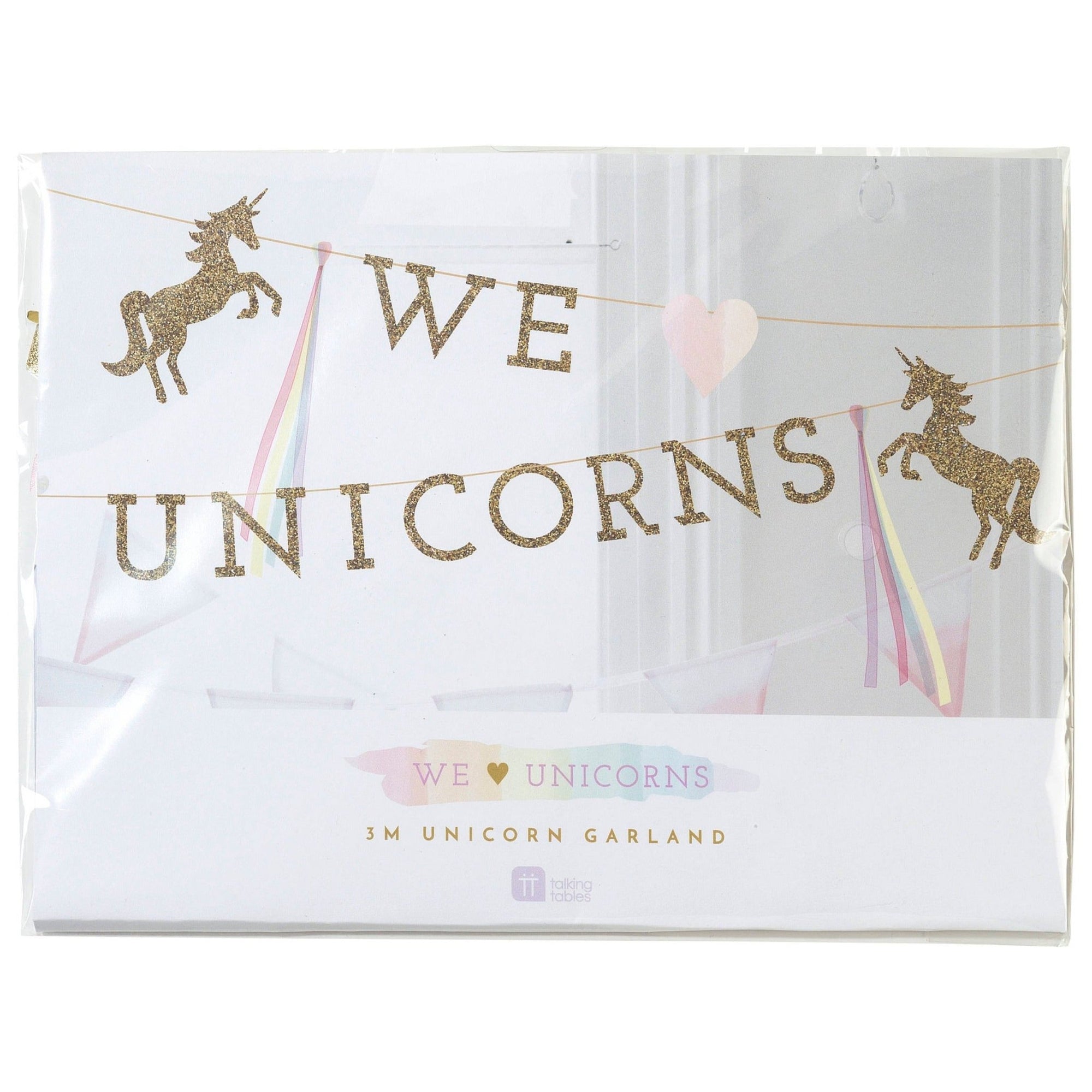 "We Love Unicorns" Banner - Stesha Party