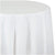 White Round Table Cover - Stesha Party