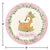 Woodland Deer Party Plates 9" - Stesha Party