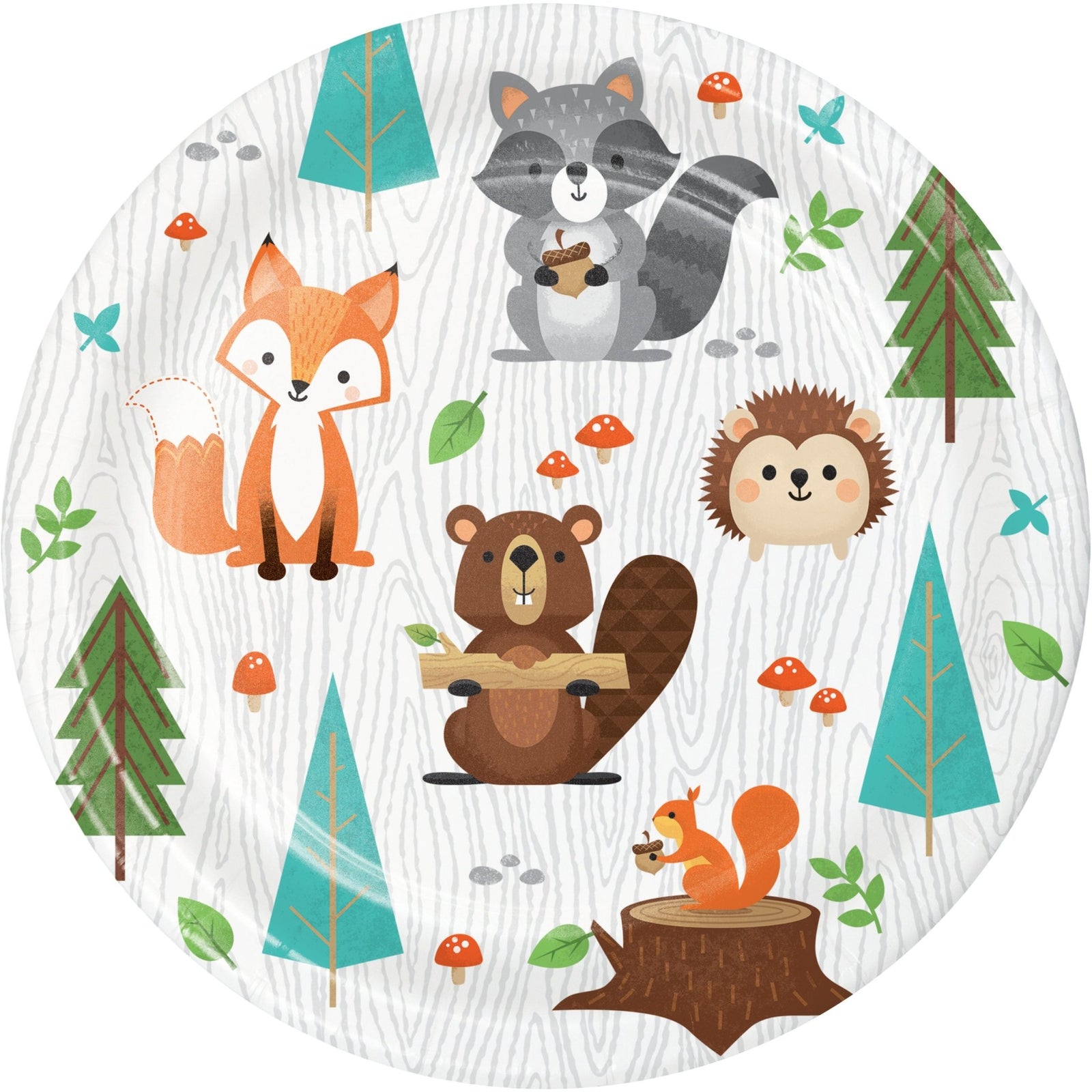 Woodland Party Cake Plates - Stesha Party