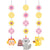 Woodland Party Pink Hanging Decor - Stesha Party