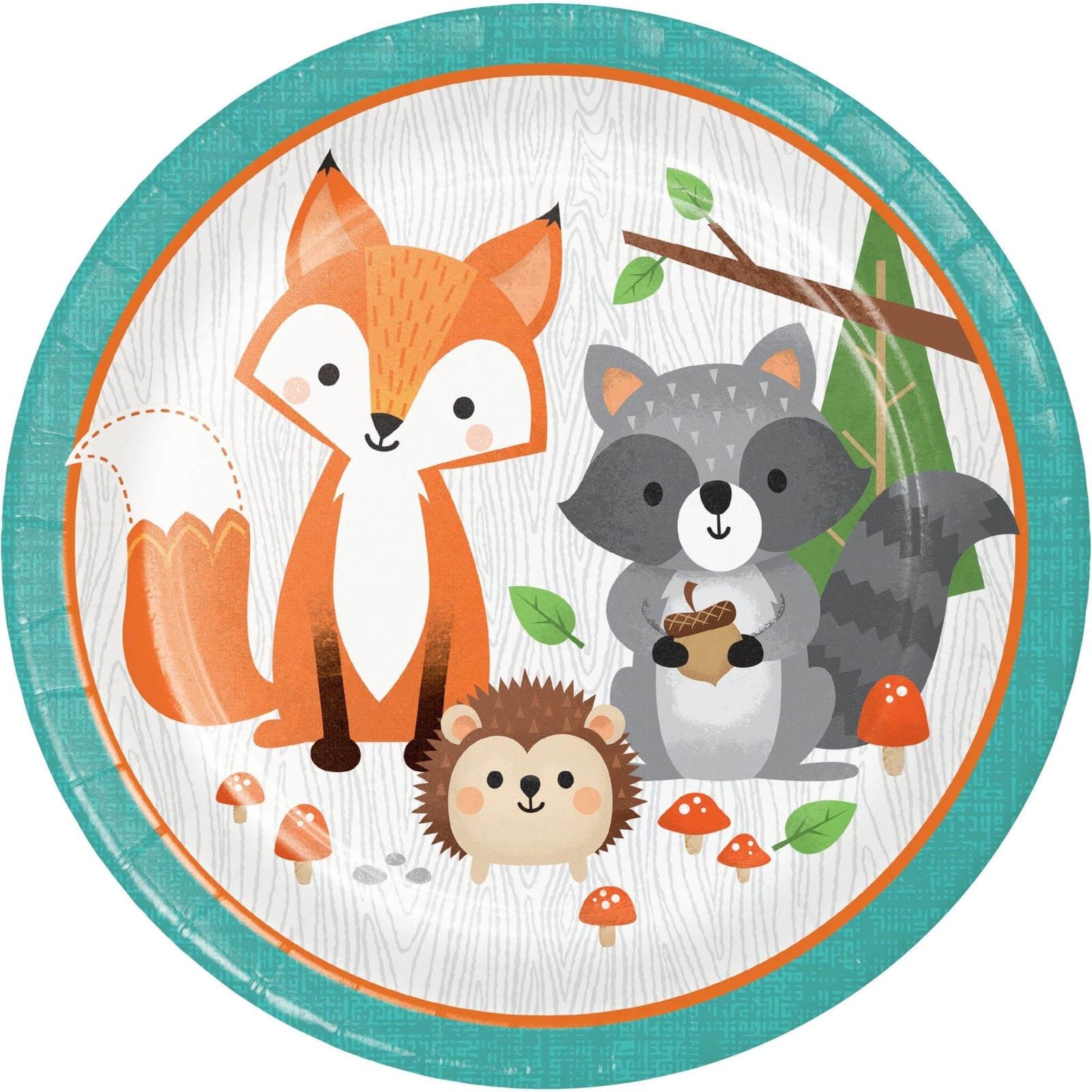 Woodland Party Plates - Stesha Party